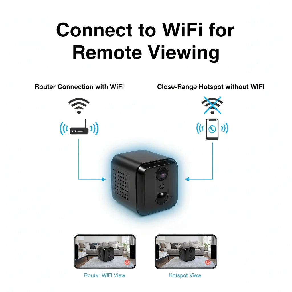 1080P Full HD Mini WiFi Security Camera With Night Vision Motion Detection