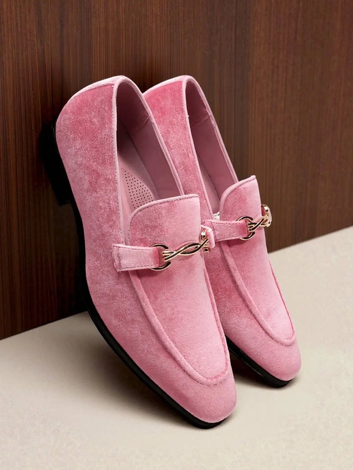 Mens Classic Formal Slip On Loafers for Weddings and Tuxedo Events
