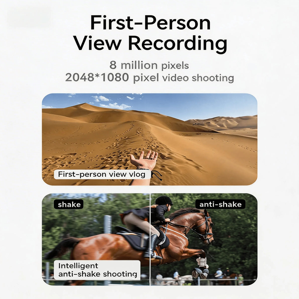 4K Camera Glasses with AI Translation 8MP Camera and Open Ear Audio