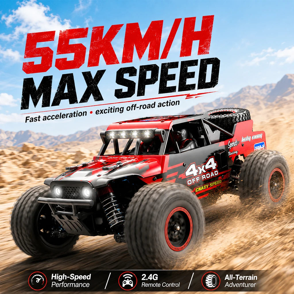 ZNLYRION SG202MAX 1 To 16 Scale Brushless 4WD RC Monster Truck 55KMH