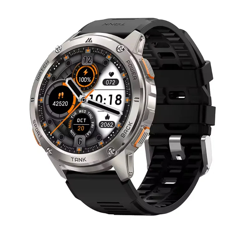 KOSPET TANK T3 Smartwatch for Men with AMOLED Calling and Fitness Tracking