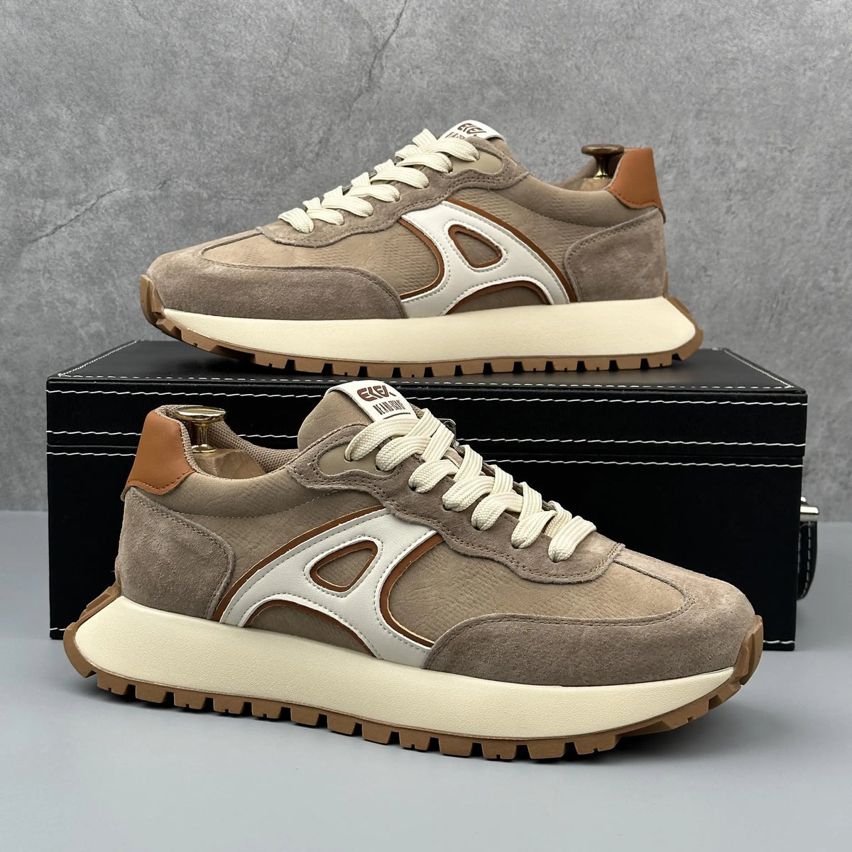 Mens Golf Shoes Lace Up Comfortable Durable Athletic Sneakers