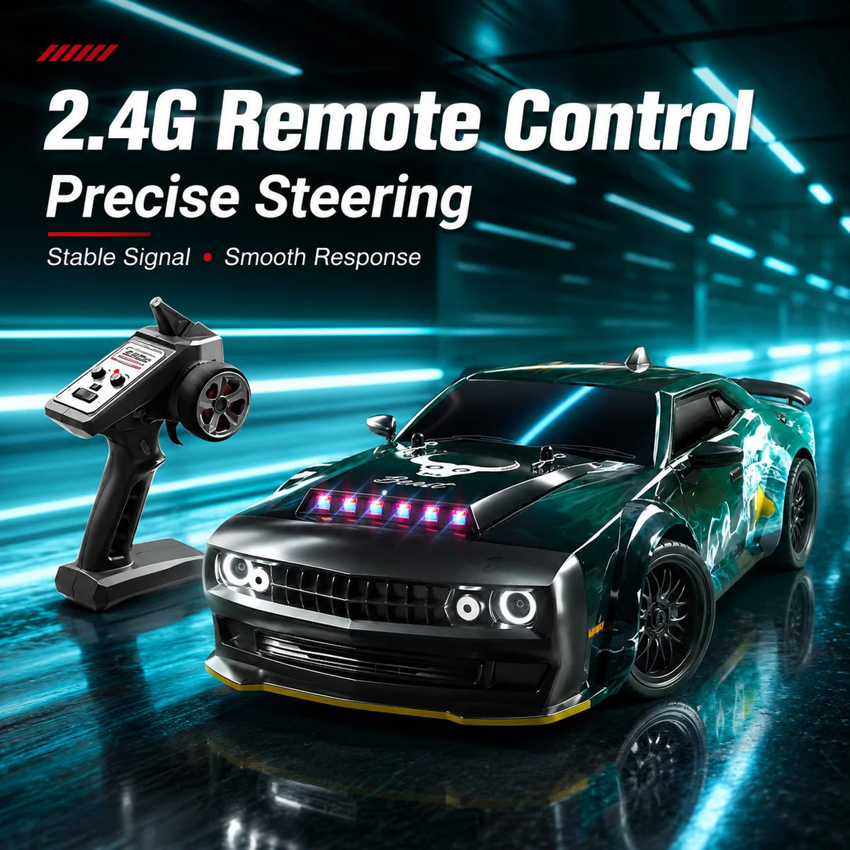 SG216PRO 1 16 Scale 4WD Brushless RC Drift Car With LED Lights
