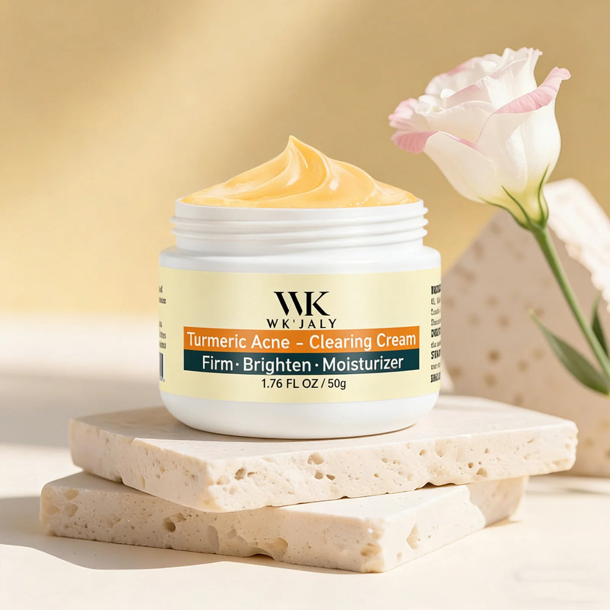 Turmeric Brightening Face Cream for Acne Dark Spots and Uneven Skin Tone