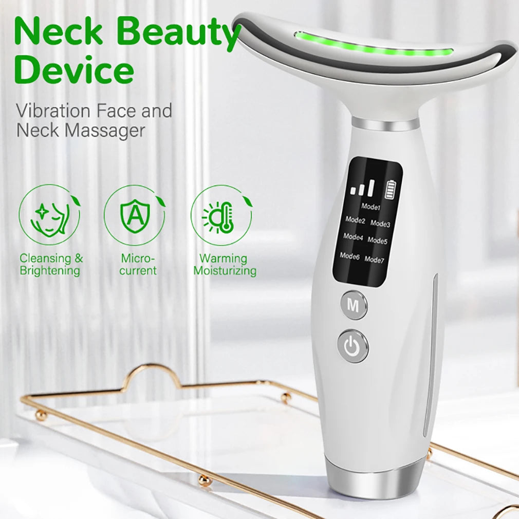 LED V Face Lift Massage with 7 Colors Pormote Skin Tightening Rejuvenation 3 Model Adjust Beauty Repair Skin Household Use