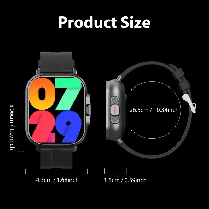 Bluetooth Calling Smartwatch for iPhone and Android with Fitness Tracking
