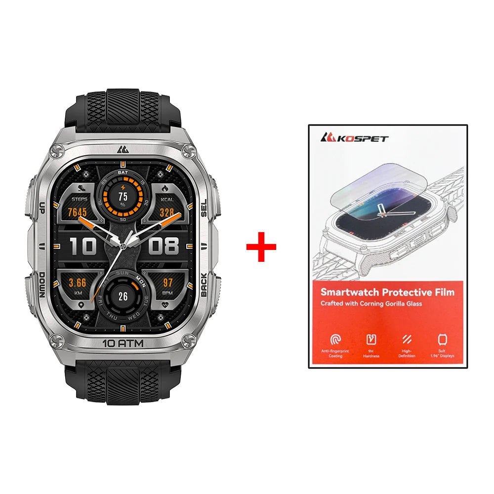 KOSPET Tank M4 Smartwatch With GPS, Offline Maps And 10ATM Waterproofing