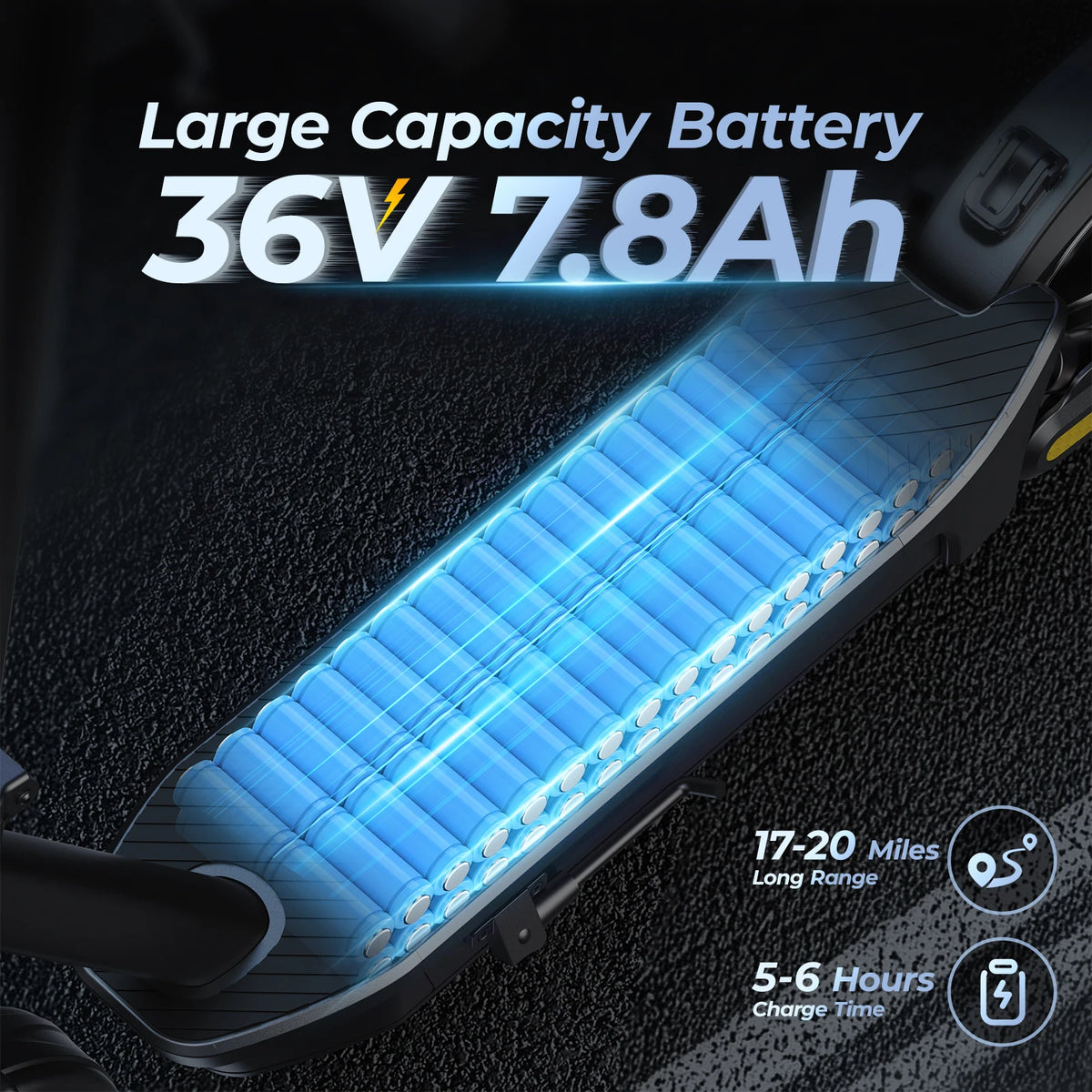 Foldable Electric Scooter High Speed E- Scooter 8.5" Tire Double Suspension 500W 30KM Long Range Fast Charging Adult Scooter