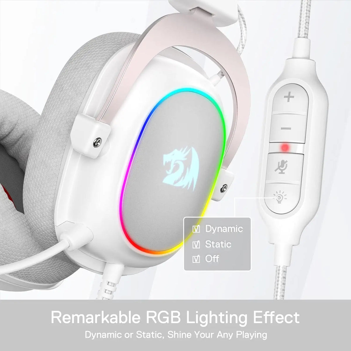 Redragon H510 Zeus X RGB Wired Gaming Headset With 7.1 Surround Sound