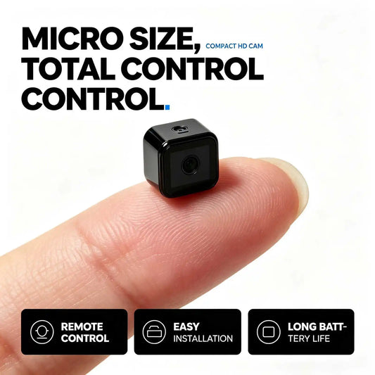 Mini Portable Wireless Home Security Camera with Night Vision Motion Detection