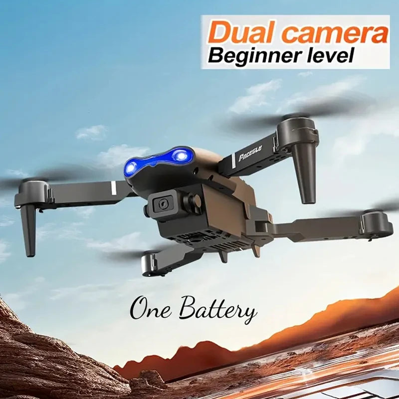 Foldable FPV Drone with Dual Camera, Optical Flow Hover for Beginners