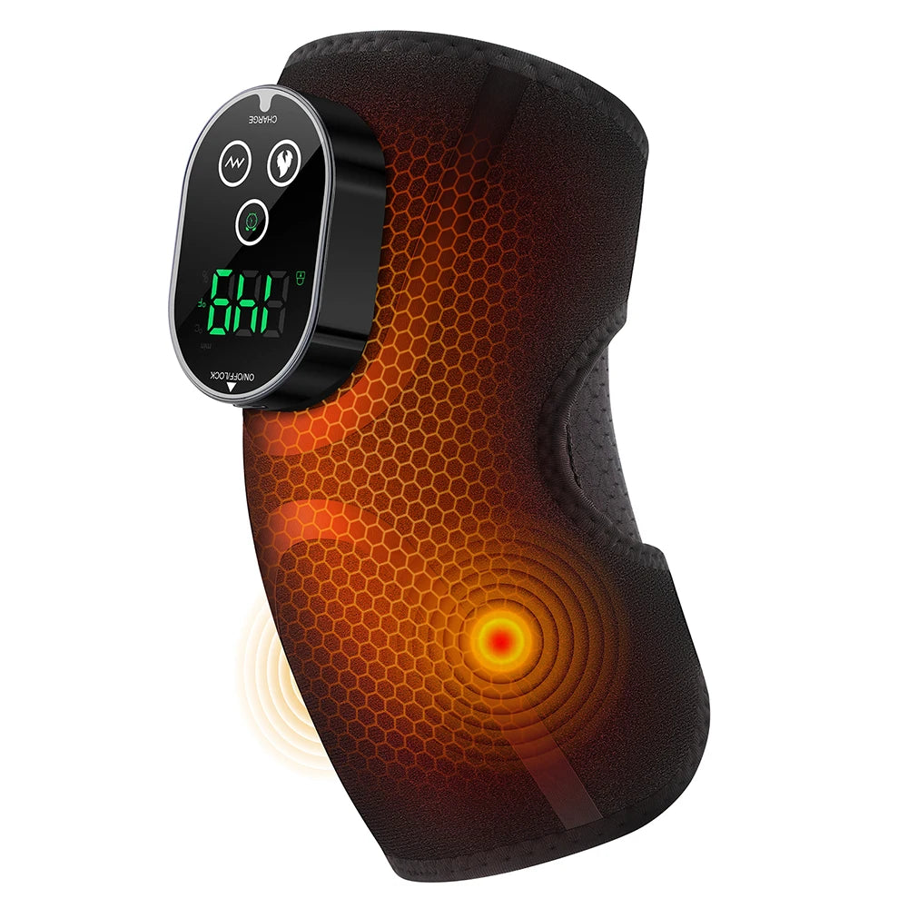 Cordless Heated Vibration Elbow Wrap Support Adjustable Arm Massager Warmer for Elbow Relaxation Muscle Comfort Daily Use Home Office Fitness