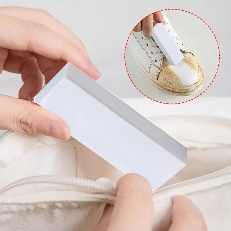White Rubber Shoe Eraser for Waterless Multi Surface Cleaning