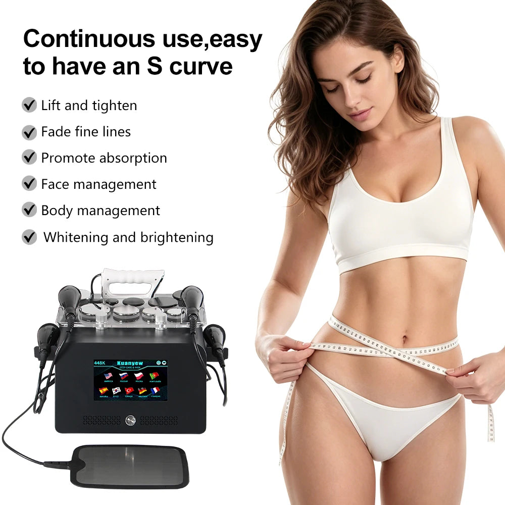 Tecar 448KHz Body Slimming Skin Tightening Massage Device