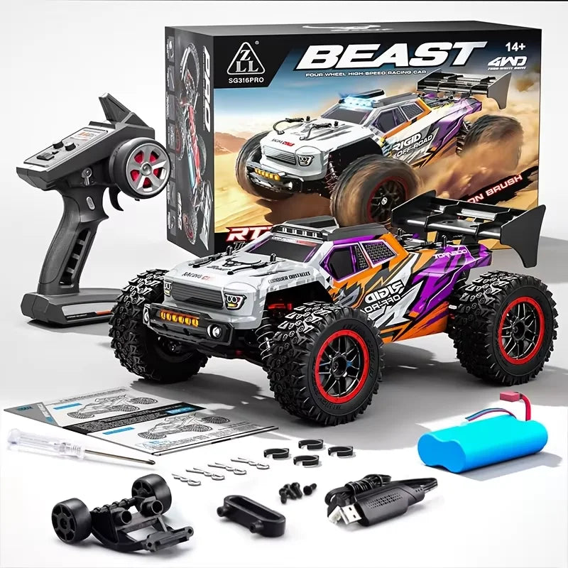ZNLYRION SG316MAX PRO High Speed Brushless RC Truck with Metal Gears