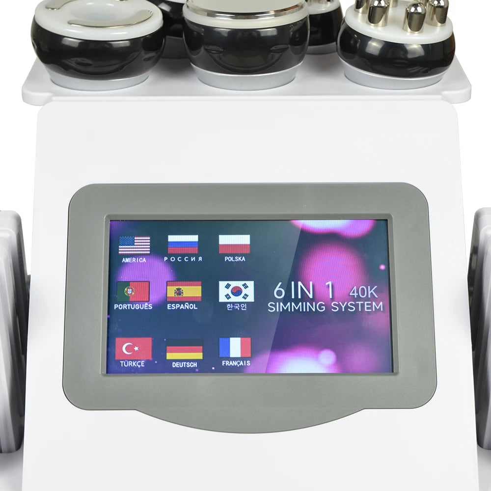 6 In 1 40K Cavitation Machine for Body Massage and Relaxation
