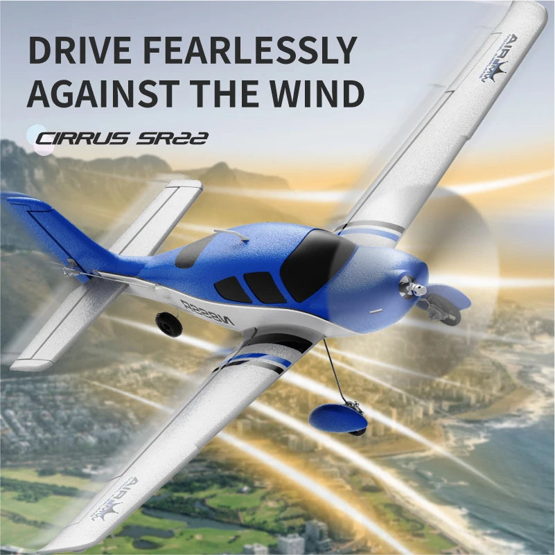 4CH RC Plane QIDI580 Brushless Stunt Glider 2.4G Remote Control Aircraft EPP Foam Fixed Wing Airplane Model Toys