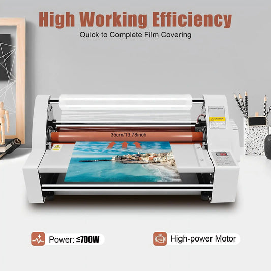 700W A4 Laminating Machine With Dual Heating Modes And Temperature Control