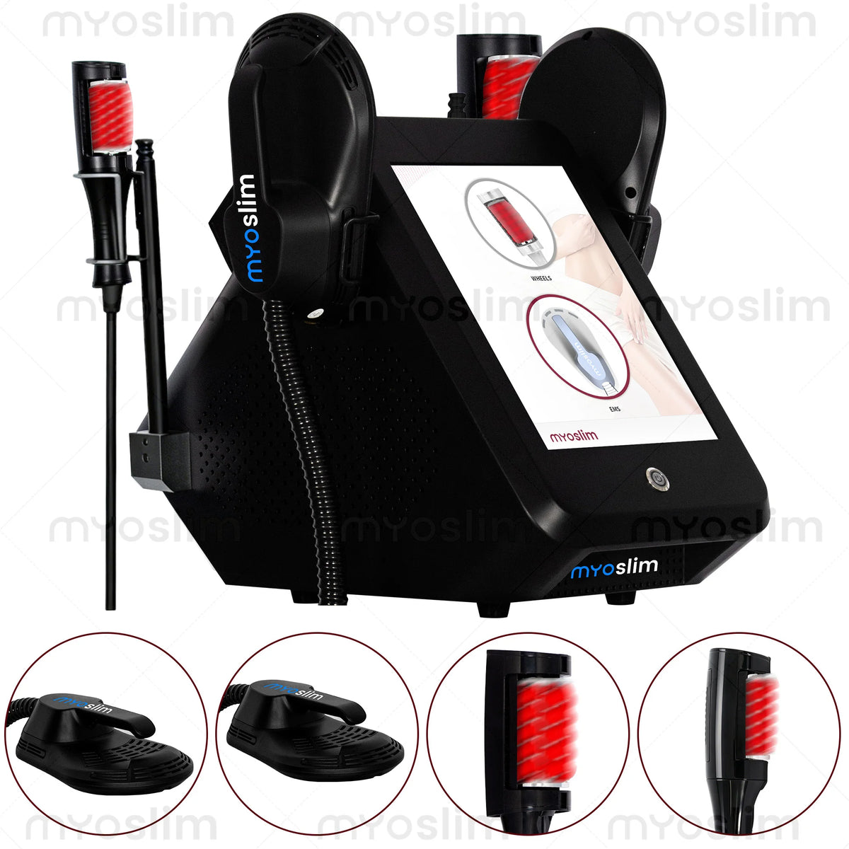 6500WPRO EMS Inner Ball Roller Body Sculpting Machine 360 Muscle Stimulator Massager RF Shaping Slimming Myoslim