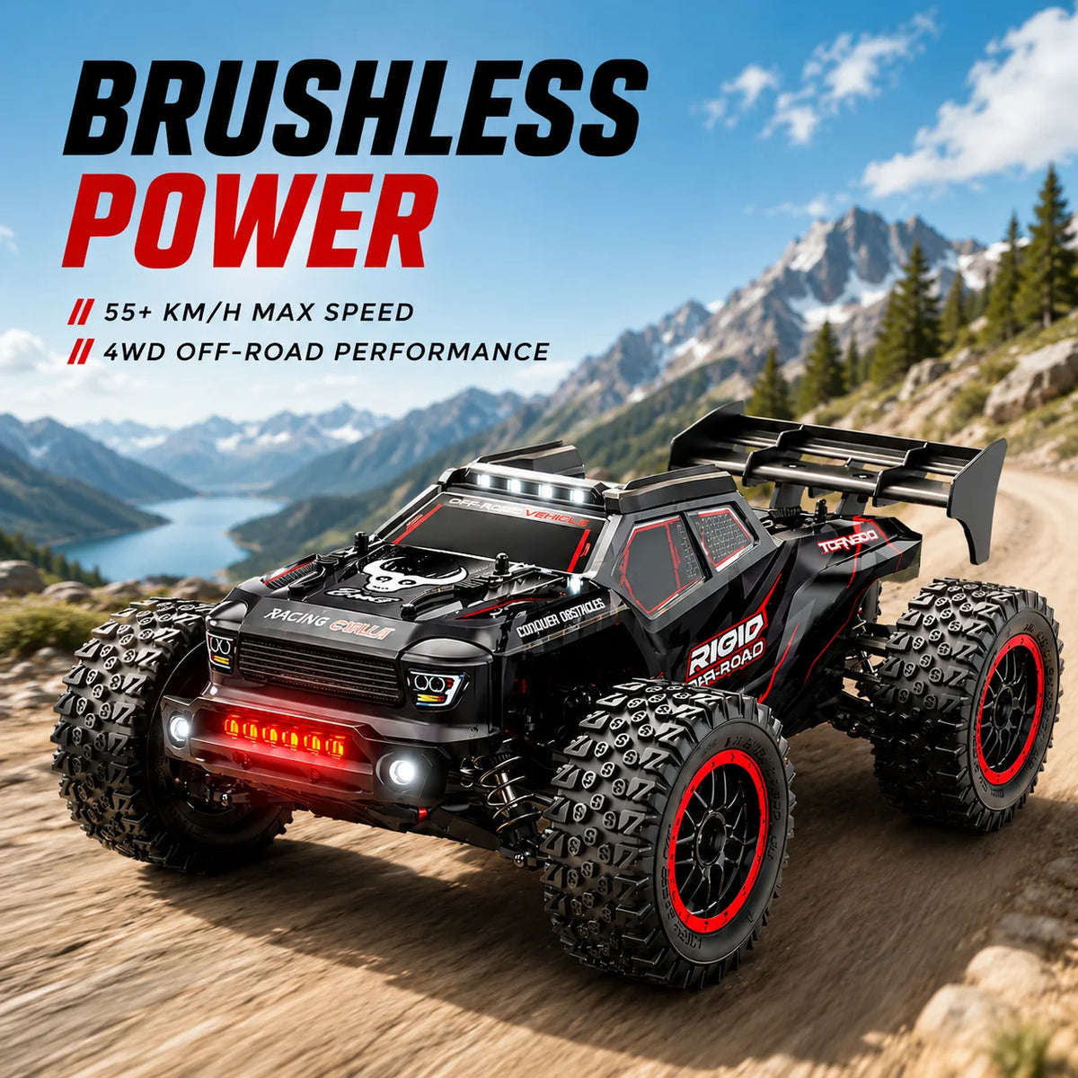 ZNLYRION SG316MAX PRO High Speed Brushless RC Truck with Metal Gears