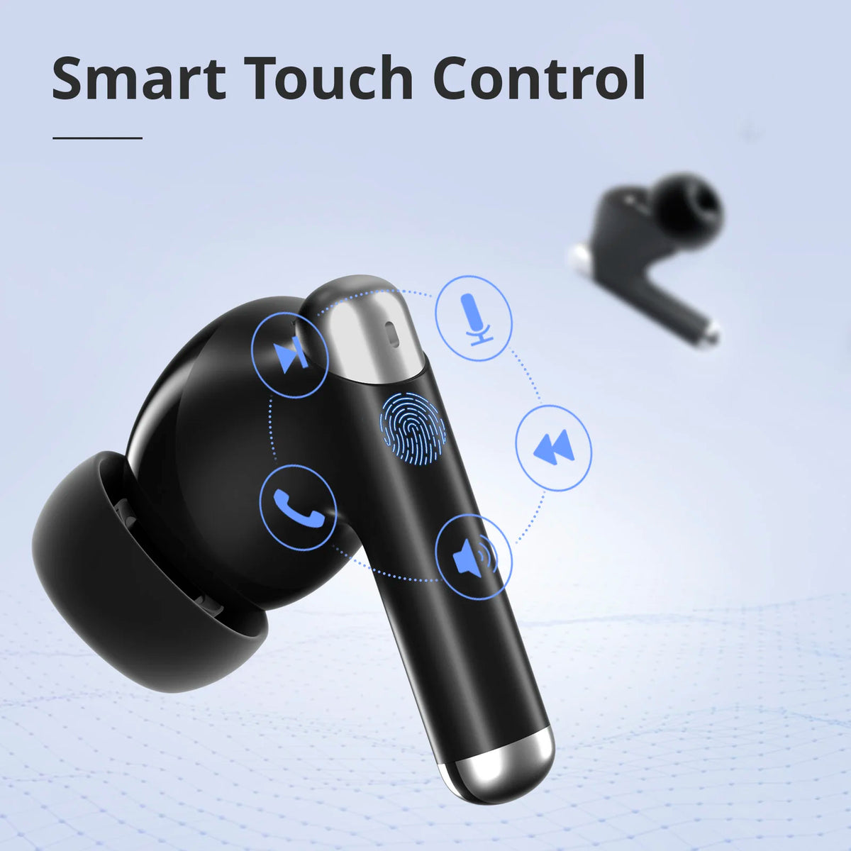 Tronsmart Sounfii R4 Wireless Bluetooth Earbuds With Quad Mic Noise Reduction