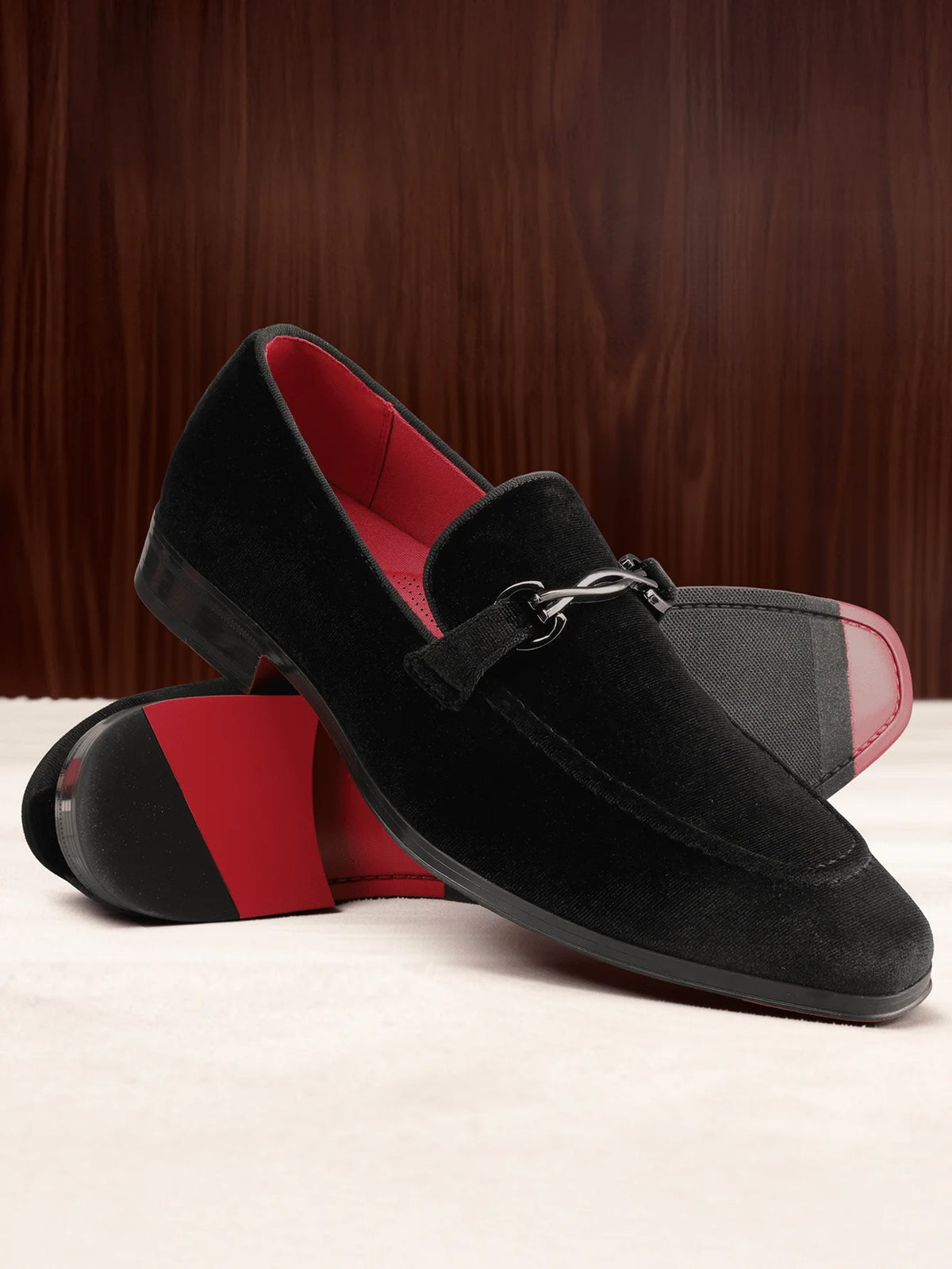 Mens Patent Leather Slip On Loafers for Weddings and Formal Events