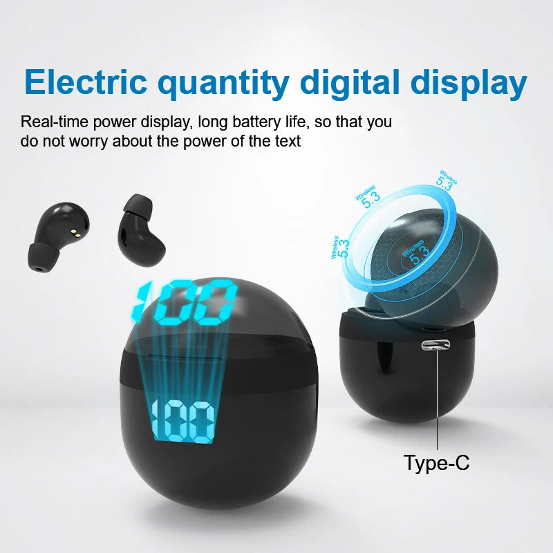 Wireless Bluetooth Sleep Earbuds With Noise Cancellation And Microphone