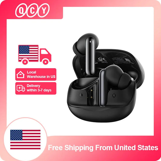 QCY Melobuds N50 ANC Wireless Earphone 4 Modes Active Noise Cancellation Headset AI Clear Call Earbuds Bluetooth 5.4 Headphone