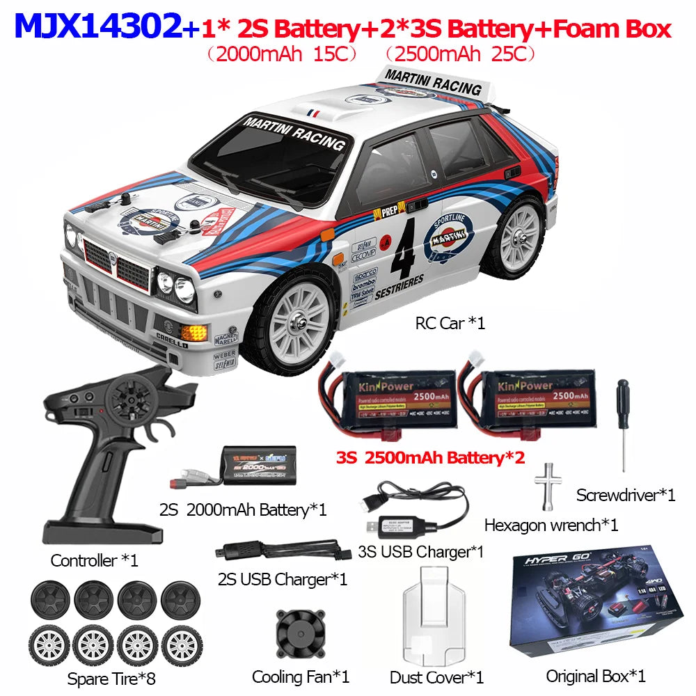 MJX Hyper Go 14304 RC Drift Car With Gyroscope High Speed Volkswagen Toy