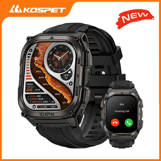 KOSPET Tank M4 Smartwatch With GPS, Offline Maps And 10ATM Waterproofing