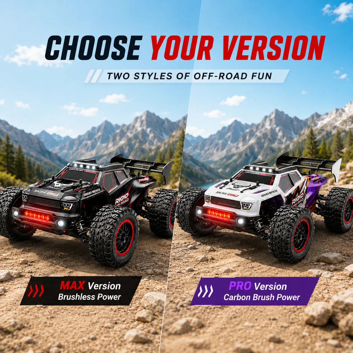 ZNLYRION SG316MAX PRO High Speed Brushless RC Truck with Metal Gears