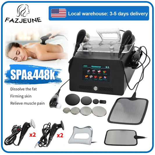 Tecar 448KHz Body Slimming Skin Tightening Massage Device