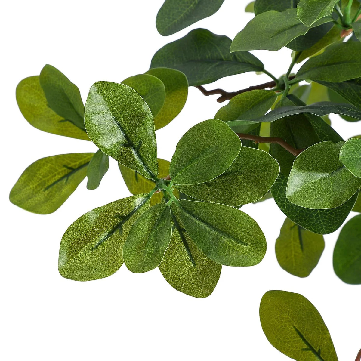 Artificial Black Olive Tree, Faux Olive Tree in Pot Fake Plants with Lights and Dimmer for Indoor Living Room Office Decor