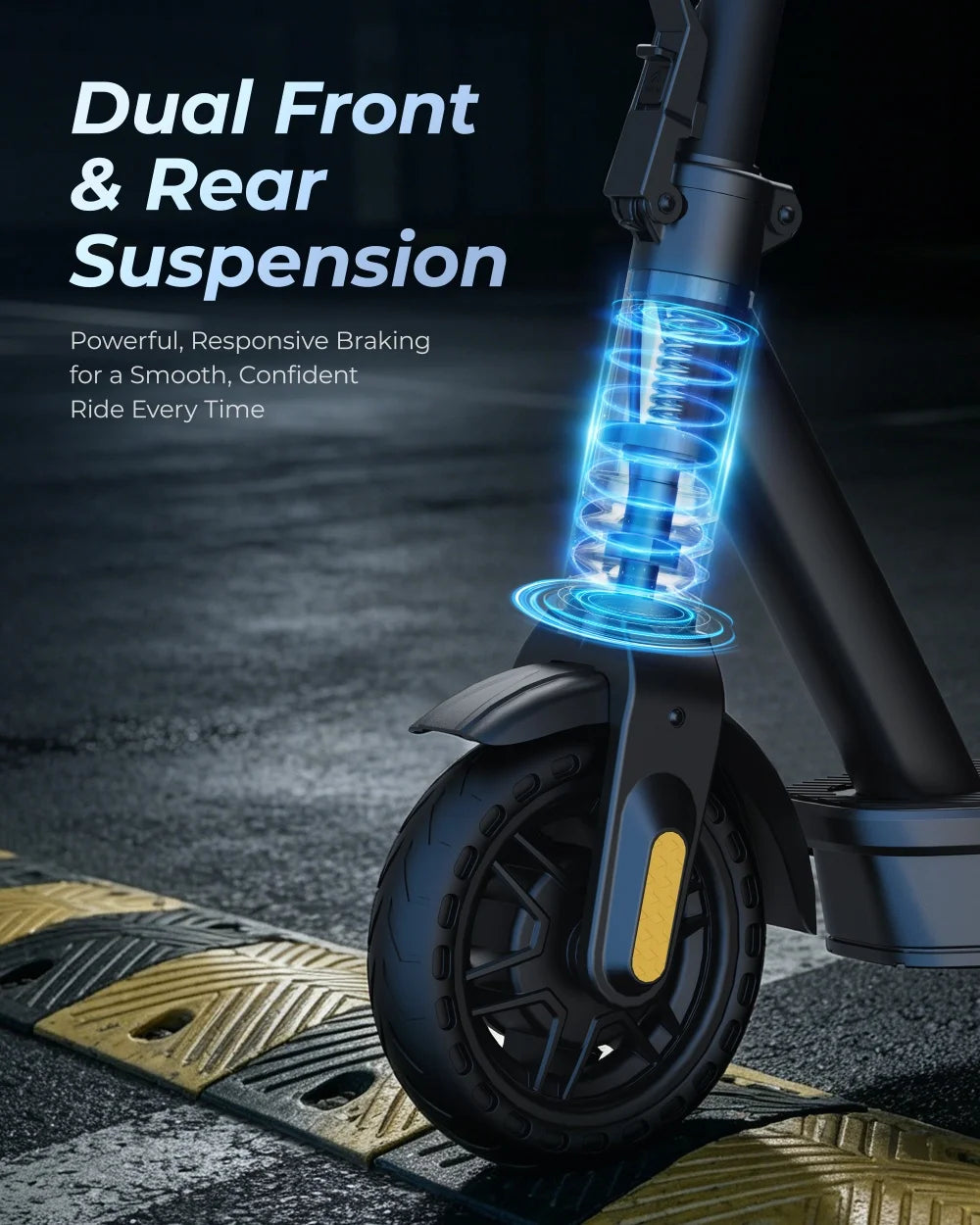 High Speed Electric Scooter Foldable E-scooter 500W 20 Mile Max Range 8.5 Inch Tire Double Suspension App Control Fast Charging