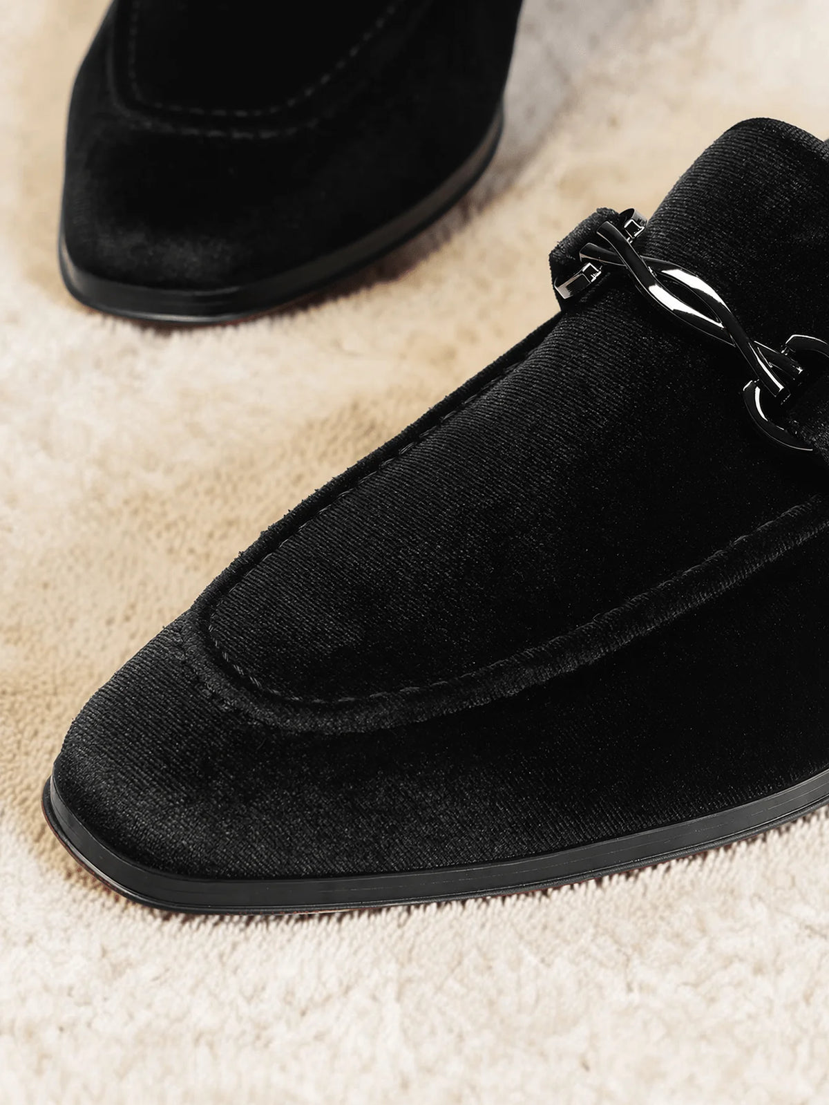 Mens Classic Formal Slip On Loafers for Weddings and Tuxedo Events