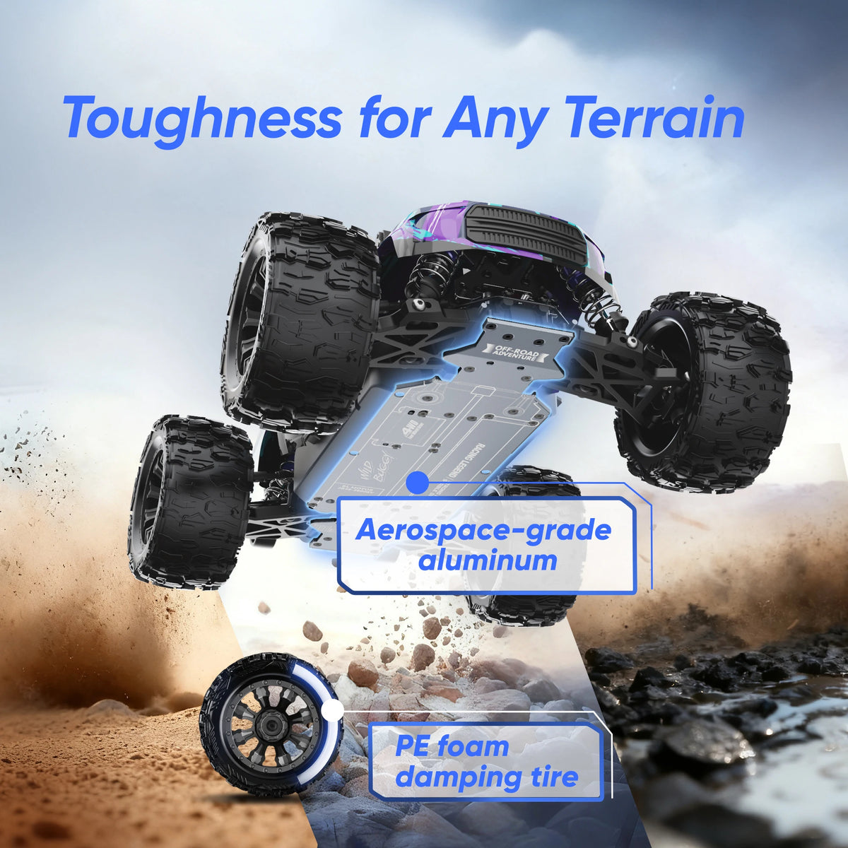 JIUSI PT14R MT14R 1 to 14 Scale 4WD Brushless RC Truck 80kmh
