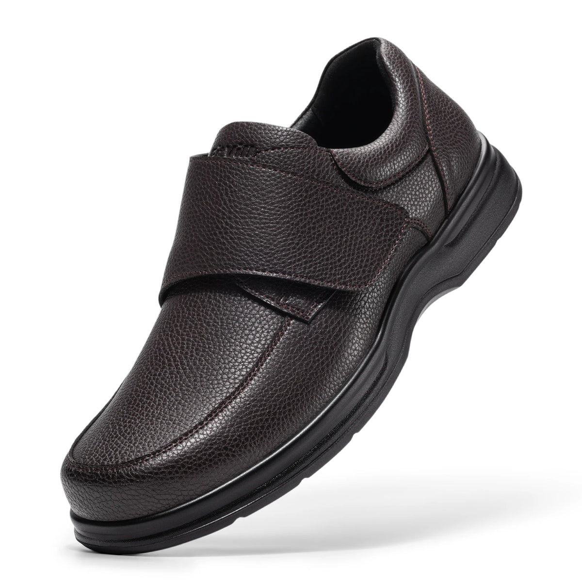 FitVille Mens Wide Toe Box Oxford Walking Shoes With Arch Support