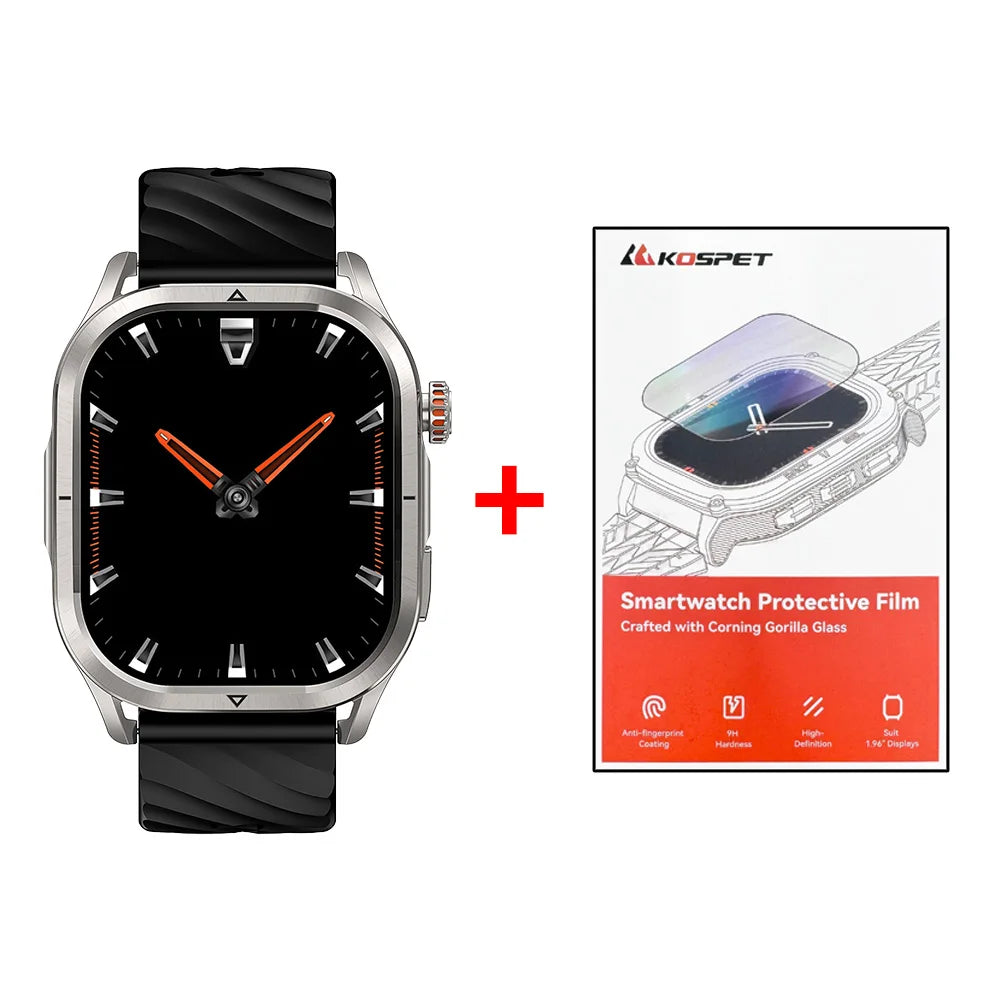 2025 KOSPET Magic P10 GPS Smartwatch for Men Dual Band GNSS AMOLED IP69K