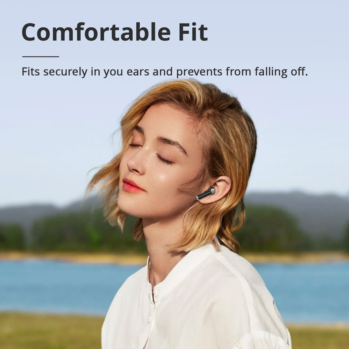 Tronsmart Sounfii R4 Wireless Bluetooth Earbuds With Quad Mic Noise Reduction