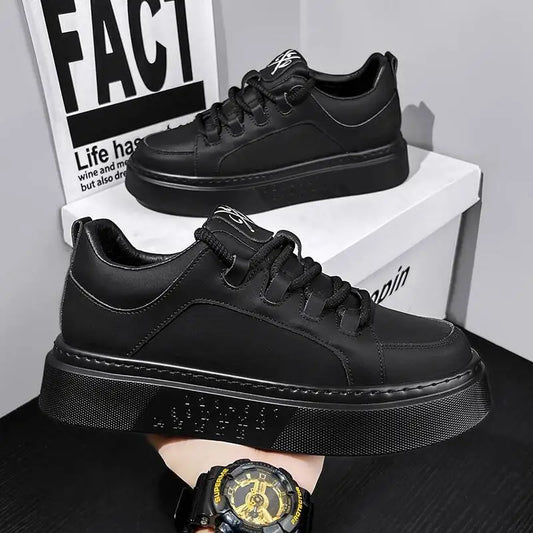 Mens Lightweight Lace Up Low Top Soft Sole Board Shoes