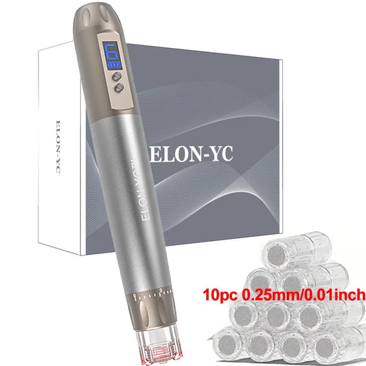 Hydra Derma Pen H6 Professional Microneedle Beauty Pen Skin Care Microneedling Pen Length 0.25 mm