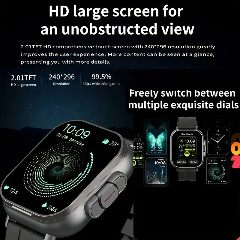 Bluetooth Calling Smartwatch for iPhone and Android with Fitness Tracking