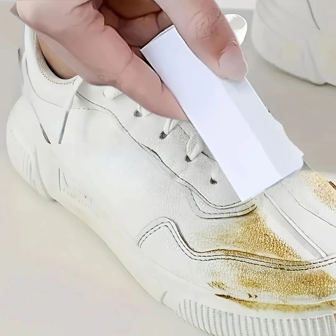 White Rubber Shoe Eraser for Waterless Multi Surface Cleaning