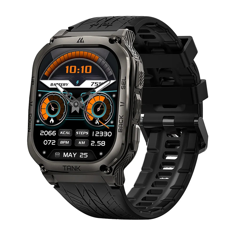 KOSPET Tank M3 AMOLED Smartwatch With Fitness Tracking And Bluetooth AOD