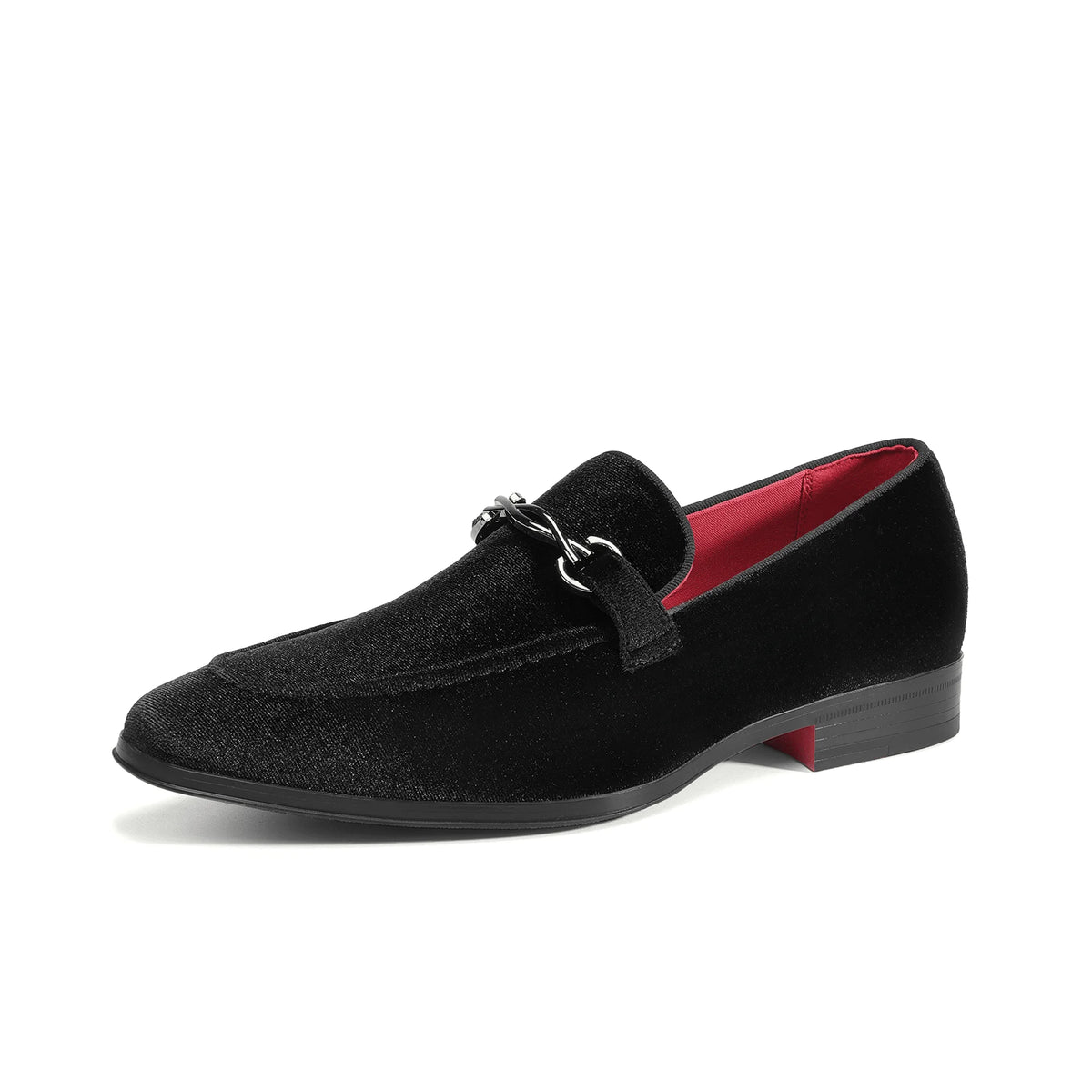Mens Classic Formal Slip On Loafers for Weddings and Tuxedo Events