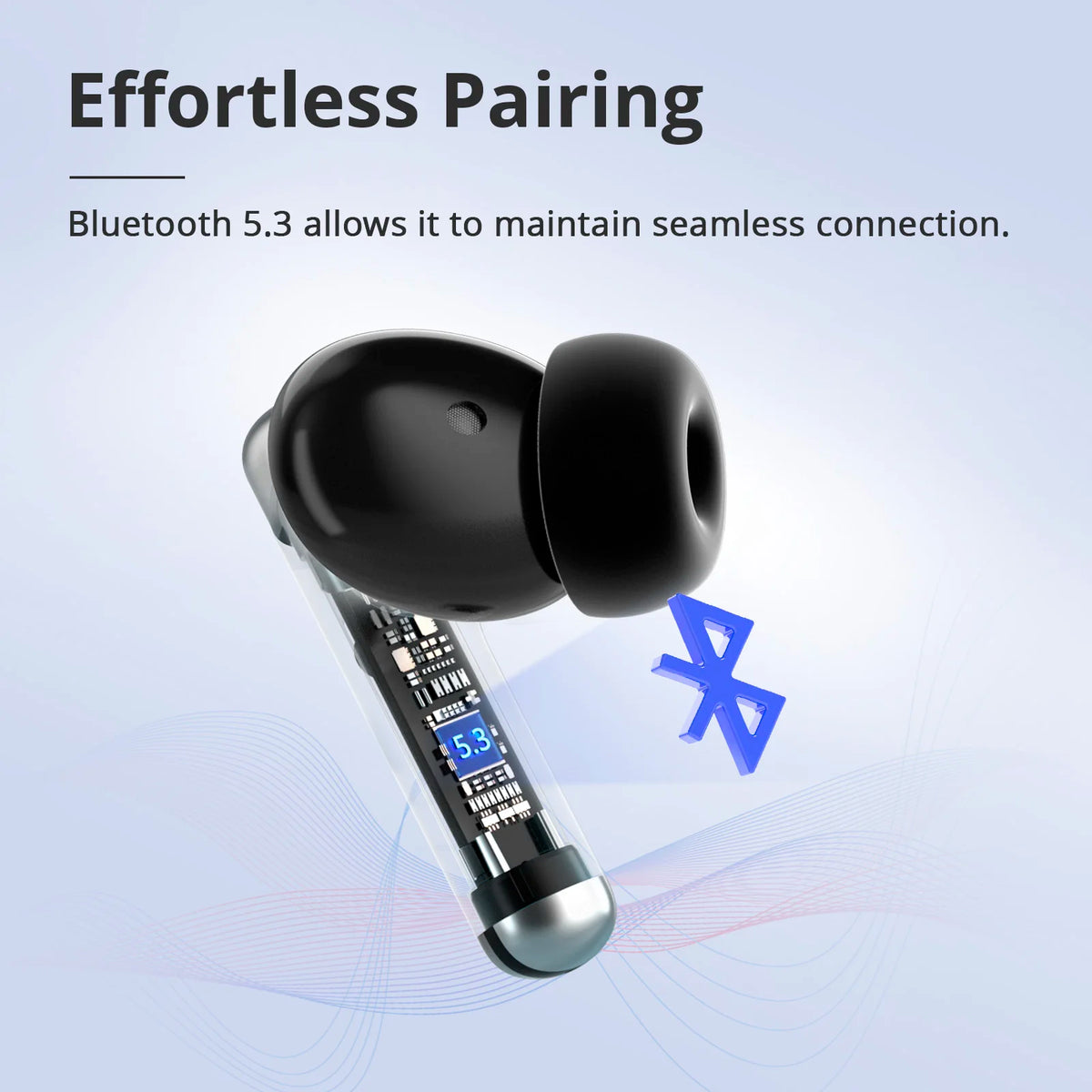 Tronsmart Sounfii R4 Wireless Bluetooth Earbuds With Quad Mic Noise Reduction