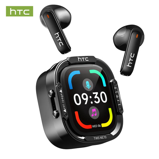 HTC NE70 Wireless Bluetooth Earbuds With AI Translator And 30 Hour Battery Life